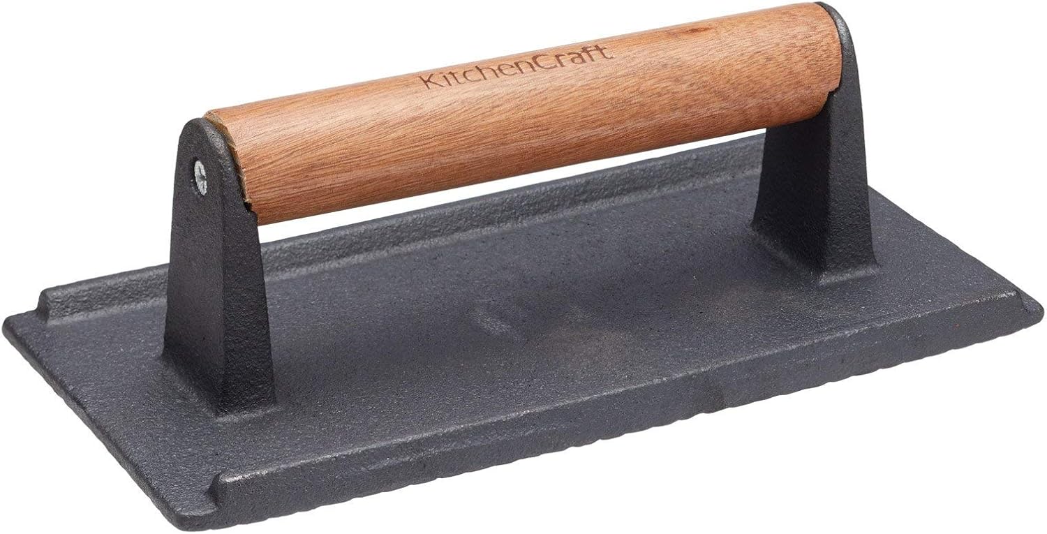KitchenCraft Cast Iron Bacon Press