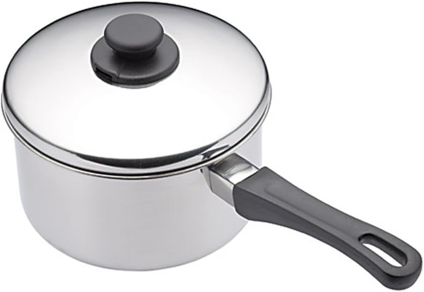 KitchenCraft Stainless Steel Extra Deep Saucepan with Lid