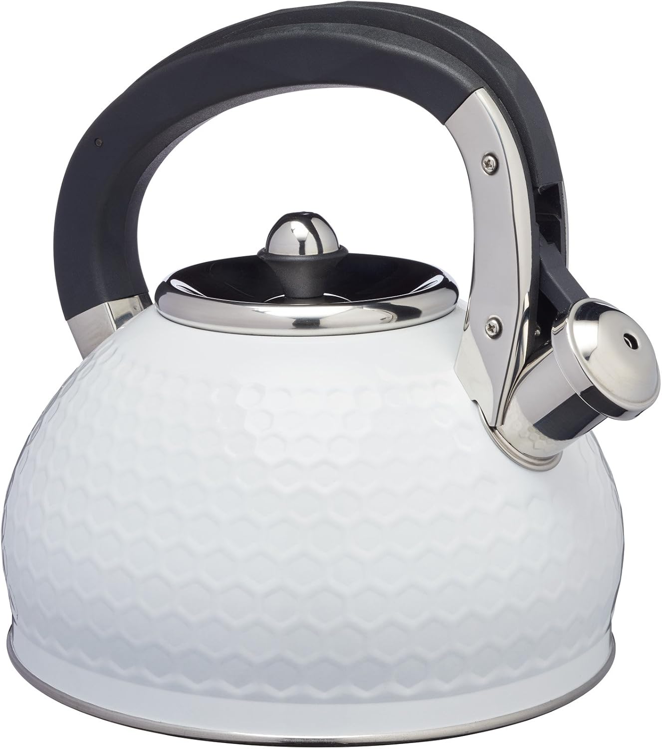 KitchenCraft Lovello Textured Stove-Top Whistling Kettle