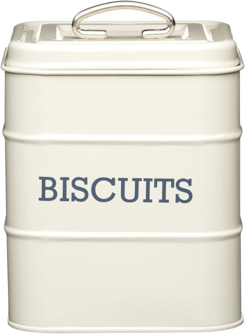 KitchenCraft Living Nostalgia Metal Biscuit Tin