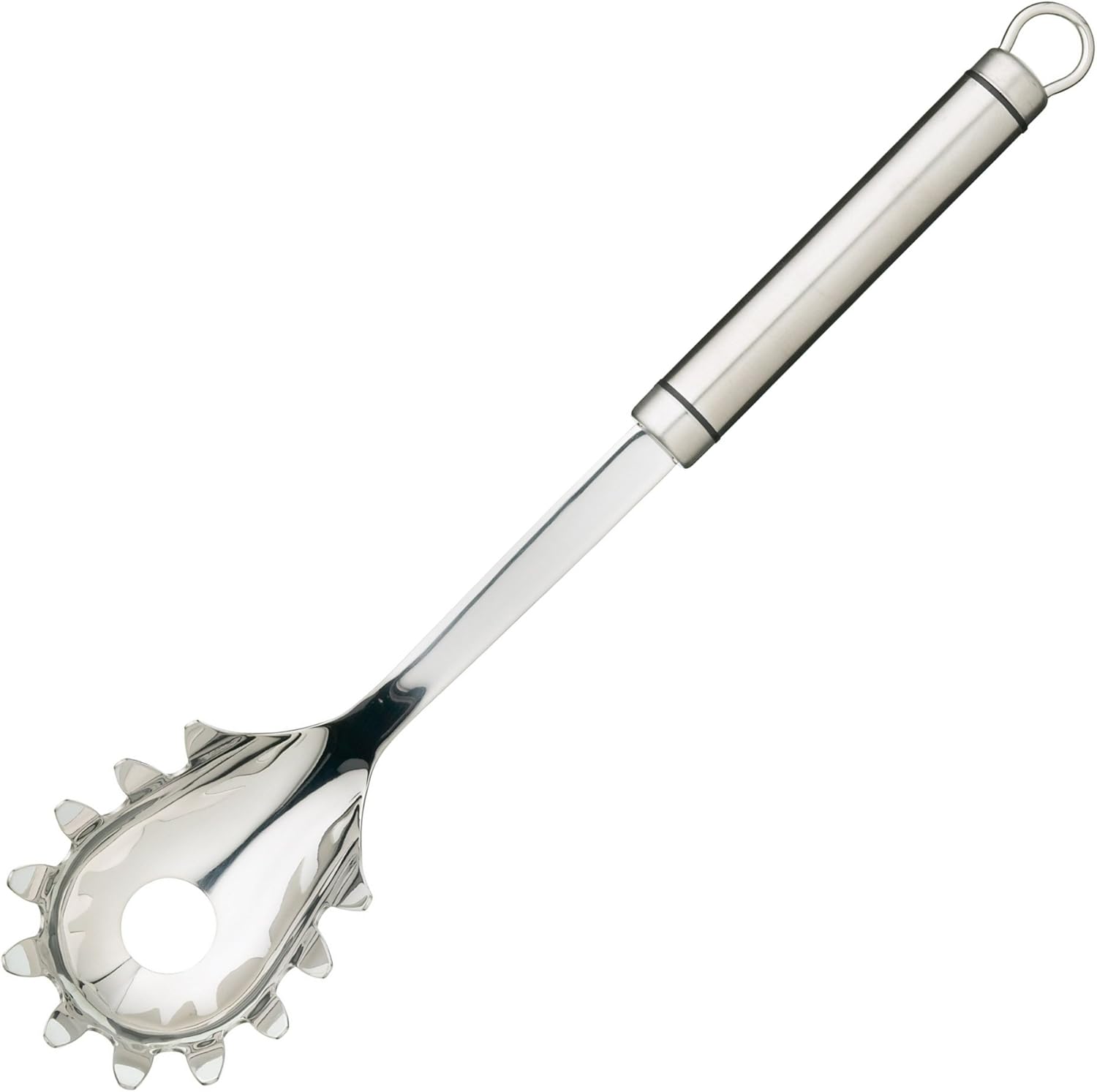 KitchenCraft Oval Handled Stainless Steel Spaghetti Server