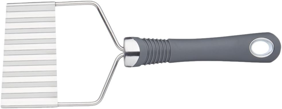 KitchenCraft Professional Crinkle Chip Cutter with Soft-Grip Handle